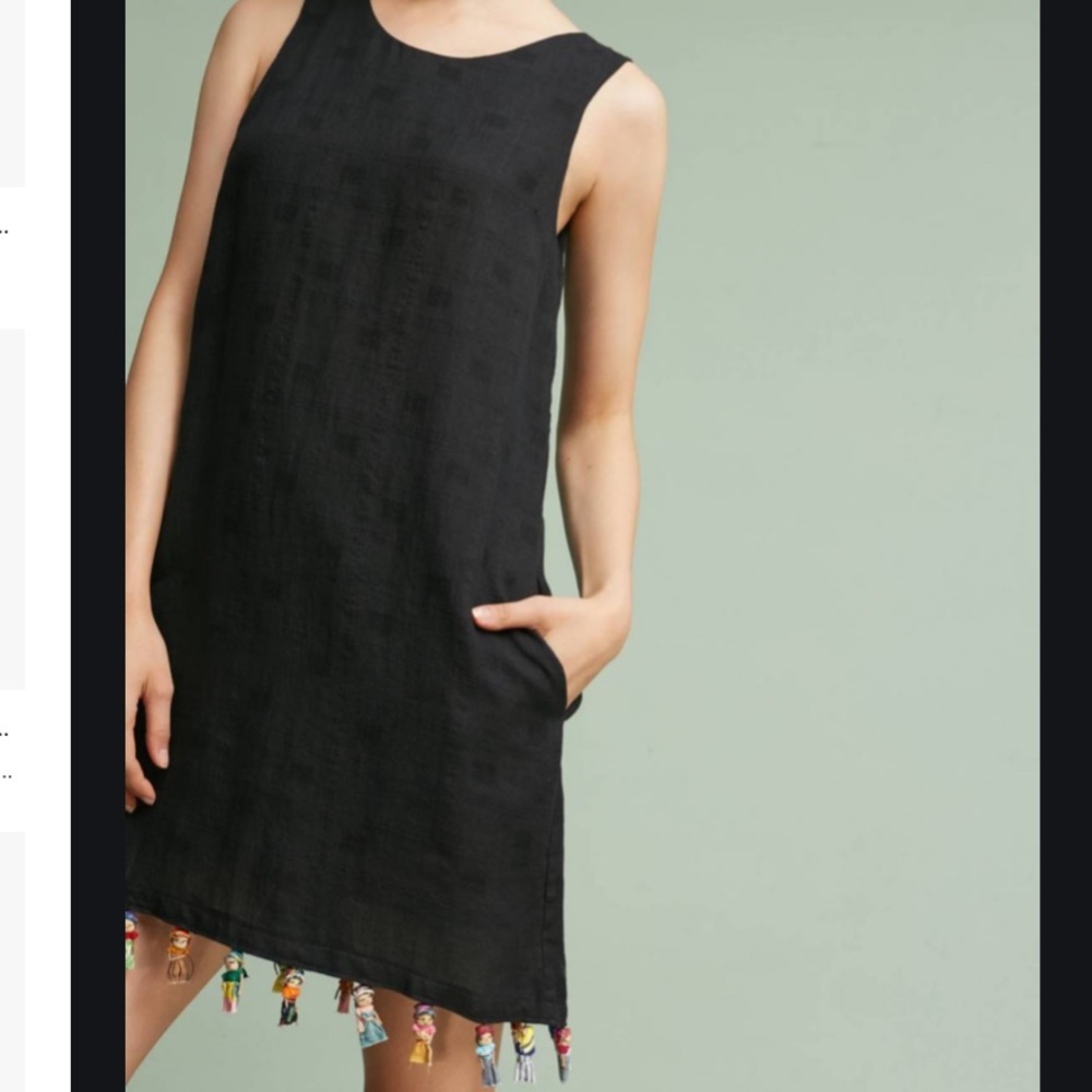 NEW Anthropologie Rachel Antoniff Embroidered Worry Doll Dress Z14-25